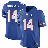 Florida Gators 14 Chris Williamson Blue College Football Jersey Dzhi,baseball caps,new era cap wholesale,wholesale hats